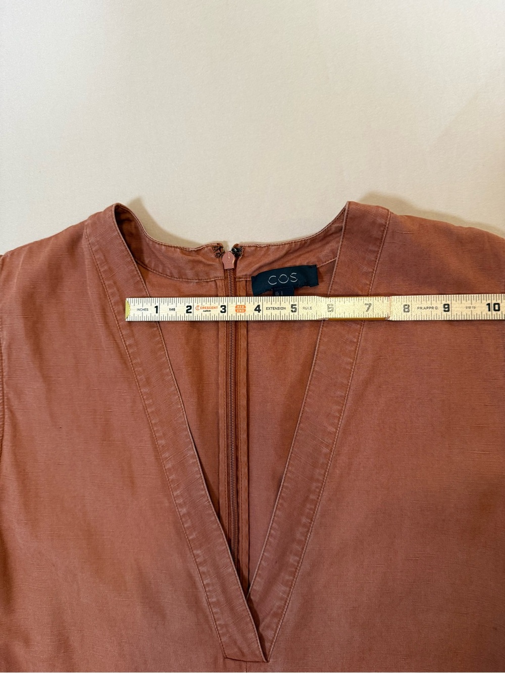 COS Rust-Brown Wide-Leg Utility Jumpsuit - Picture 13 of 16